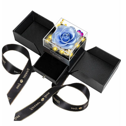 Preserved Rose Jewelry Gift Box