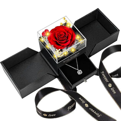 Preserved Rose Jewelry Gift Box